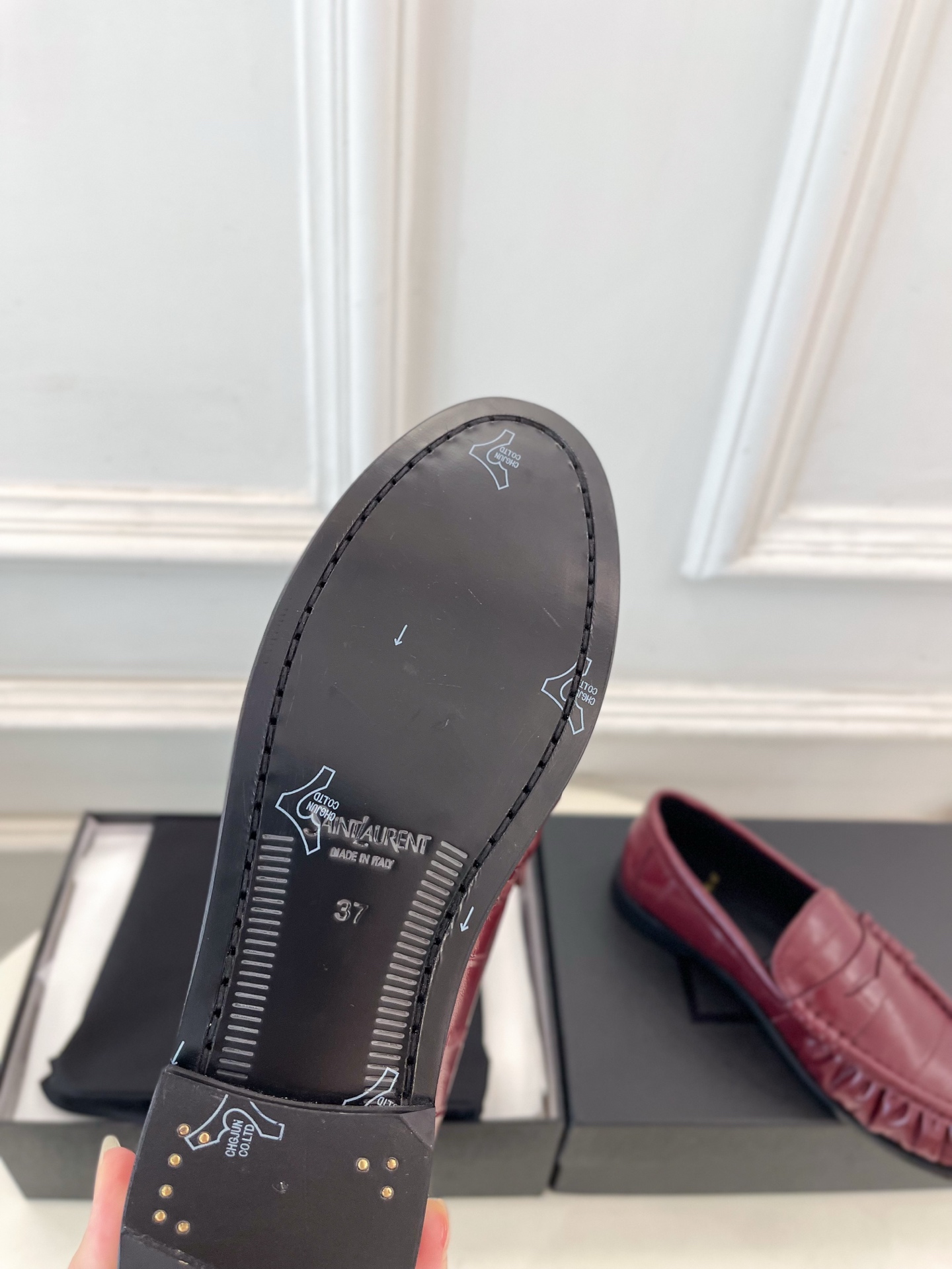 SAIN*LAURENT  圣罗兰  26𝐬𝐬 ☘️2026春夏新品LE LOAFER褶皱乐福鞋 小皮鞋