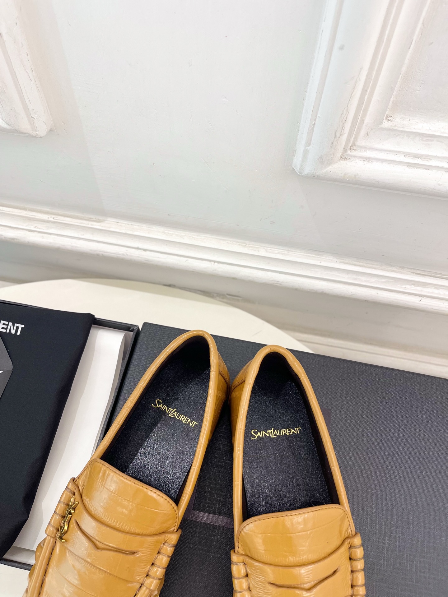 SAIN*LAURENT  圣罗兰  26𝐬𝐬 ☘️2026春夏新品LE LOAFER褶皱乐福鞋 小皮鞋