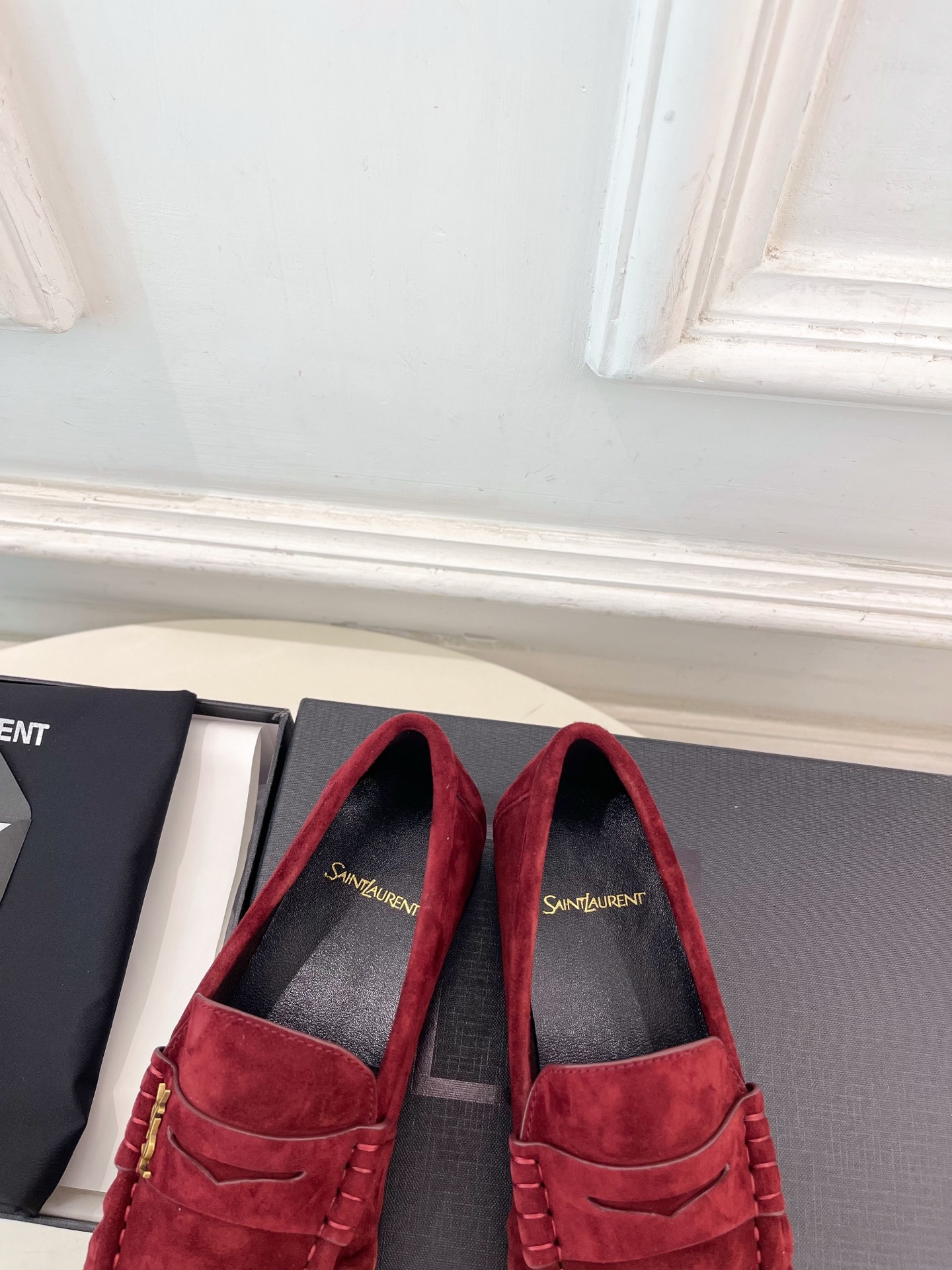 SAIN*LAURENT  圣罗兰  26𝐬𝐬 ☘️2026春夏新品LE LOAFER褶皱乐福鞋 小皮鞋