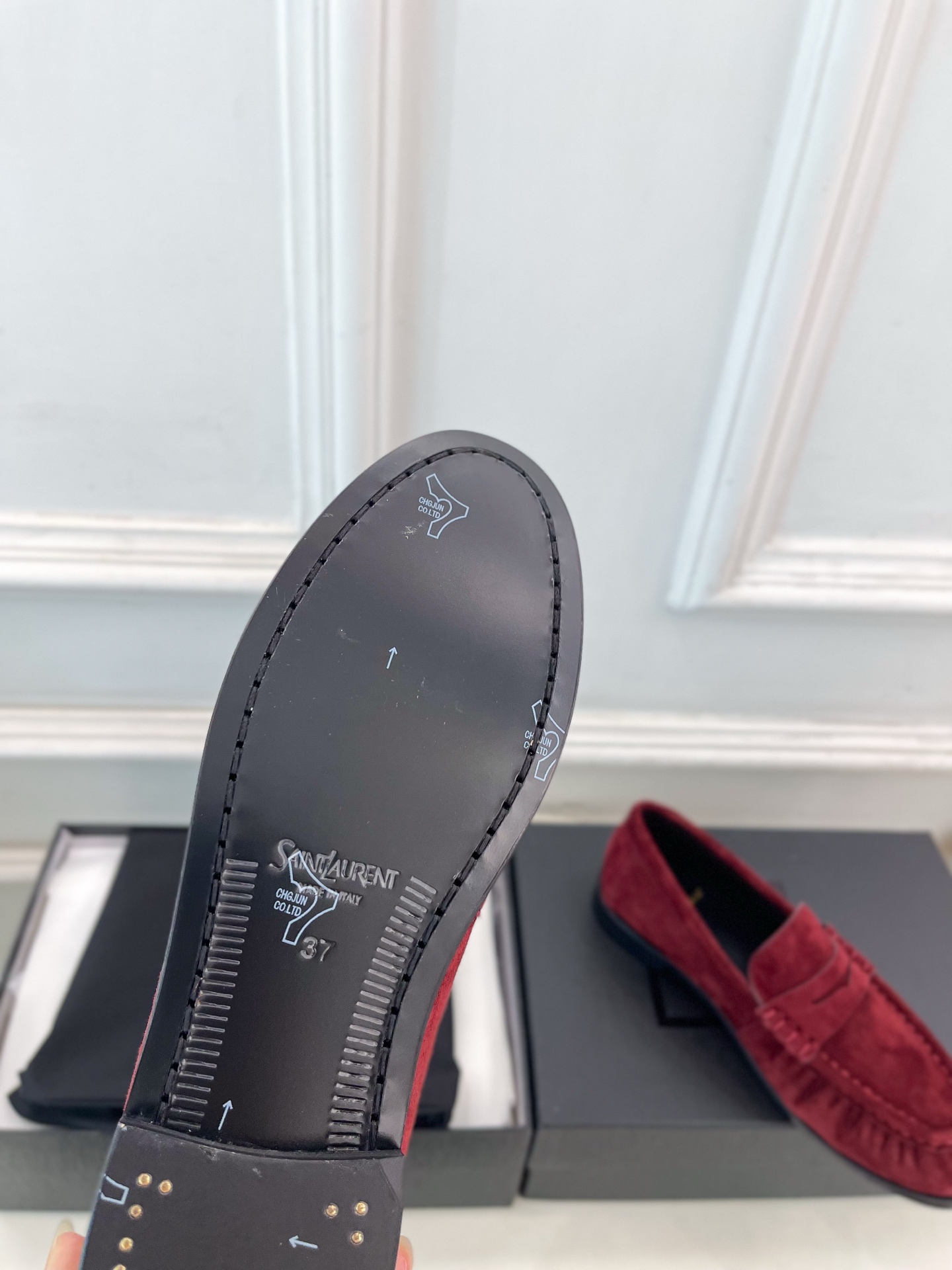 SAIN*LAURENT  圣罗兰  26𝐬𝐬 ☘️2026春夏新品LE LOAFER褶皱乐福鞋 小皮鞋
