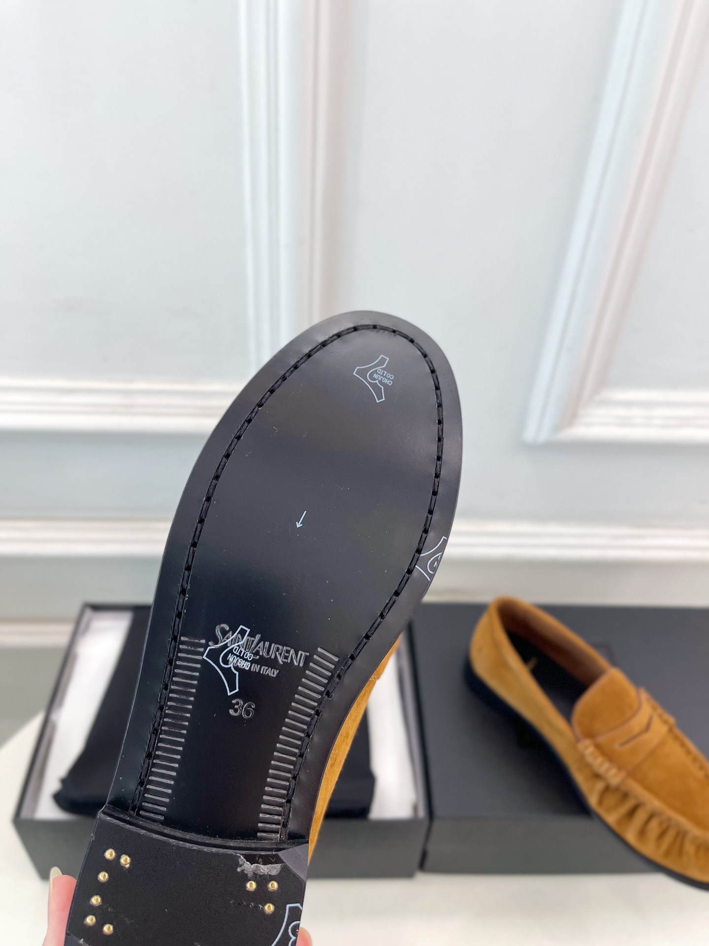 SAIN*LAURENT  圣罗兰  26𝐬𝐬 ☘️2026春夏新品LE LOAFER褶皱乐福鞋 小皮鞋