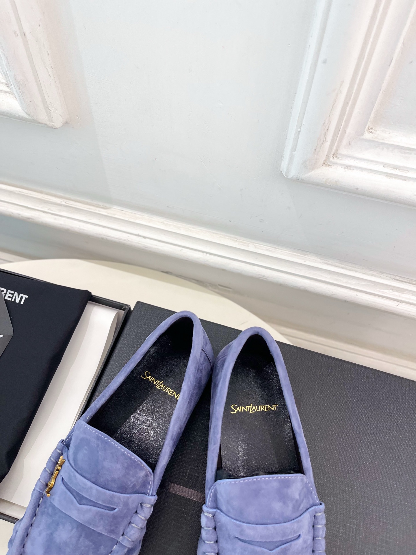 SAIN*LAURENT  圣罗兰  26𝐬𝐬 ☘️2026春夏新品LE LOAFER褶皱乐福鞋 小皮鞋