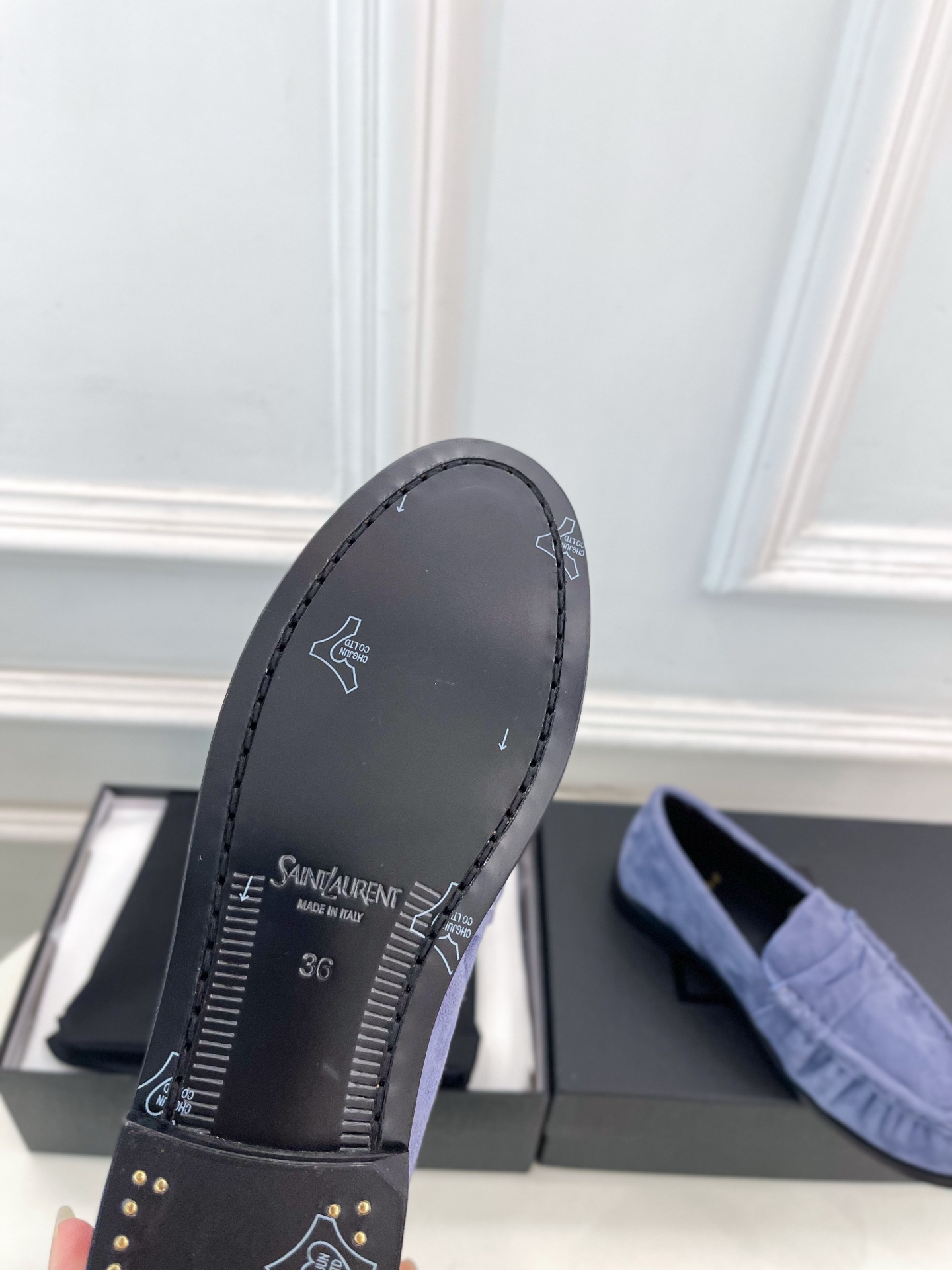 SAIN*LAURENT  圣罗兰  26𝐬𝐬 ☘️2026春夏新品LE LOAFER褶皱乐福鞋 小皮鞋