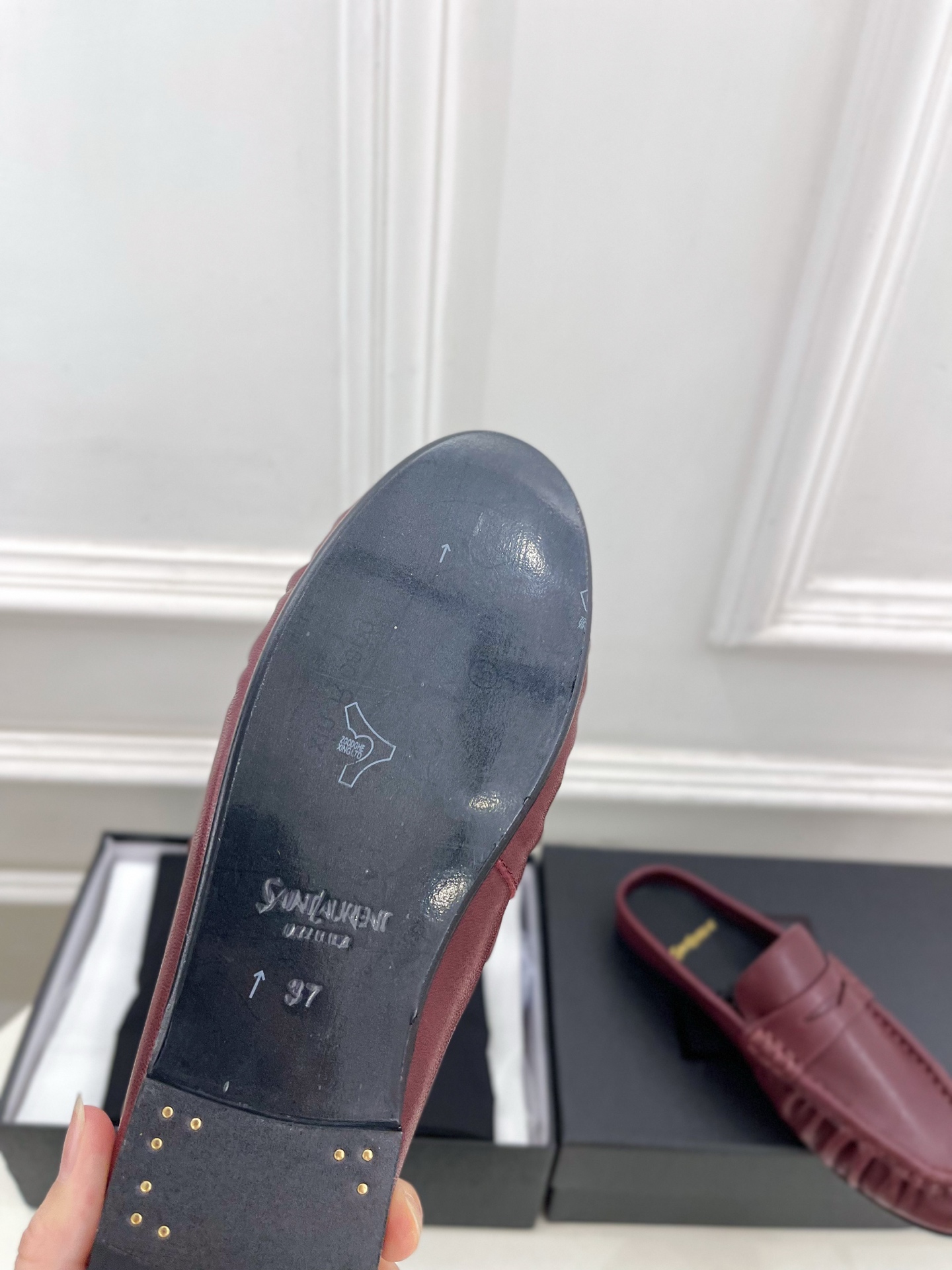 SAIN*LAURENT  圣罗兰  26𝐬𝐬 ☘️2026春夏新品LE LOAFER褶皱乐福穆勒鞋 半