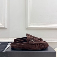SAIN*LAURENT 圣罗兰 26𝐬𝐬 ☘️2026春夏新品LE LOAFER褶皱乐福穆勒鞋 半 SAIN*LAURENT 圣罗兰 26𝐬𝐬 ☘️2026春夏新品LE LOAFER褶皱乐福穆勒鞋 半