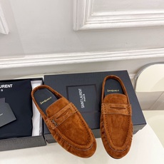 SAIN*LAURENT 圣罗兰 26𝐬𝐬 ☘️2026春夏新品LE LOAFER褶皱乐福穆勒鞋 半 SAIN*LAURENT 圣罗兰 26𝐬𝐬 ☘️2026春夏新品LE LOAFER褶皱乐福穆勒鞋 半