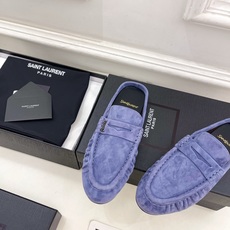 SAIN*LAURENT 圣罗兰 26𝐬𝐬 ☘️2026春夏新品LE LOAFER褶皱乐福穆勒鞋 半 SAIN*LAURENT 圣罗兰 26𝐬𝐬 ☘️2026春夏新品LE LOAFER褶皱乐福穆勒鞋 半