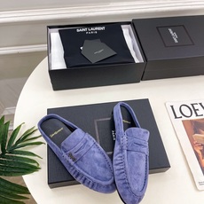 SAIN*LAURENT 圣罗兰 26𝐬𝐬 ☘️2026春夏新品LE LOAFER褶皱乐福穆勒鞋 半 SAIN*LAURENT 圣罗兰 26𝐬𝐬 ☘️2026春夏新品LE LOAFER褶皱乐福穆勒鞋 半