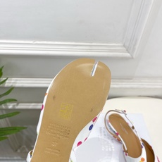 Maison Margiela· 马吉拉26𝐬𝐬 2026春夏新品MM6 复古波点分趾平底凉鞋 单鞋—— Maison Margiela· 马吉拉26𝐬𝐬 2026春夏新品MM6 复古波点分趾平底凉鞋 单鞋——