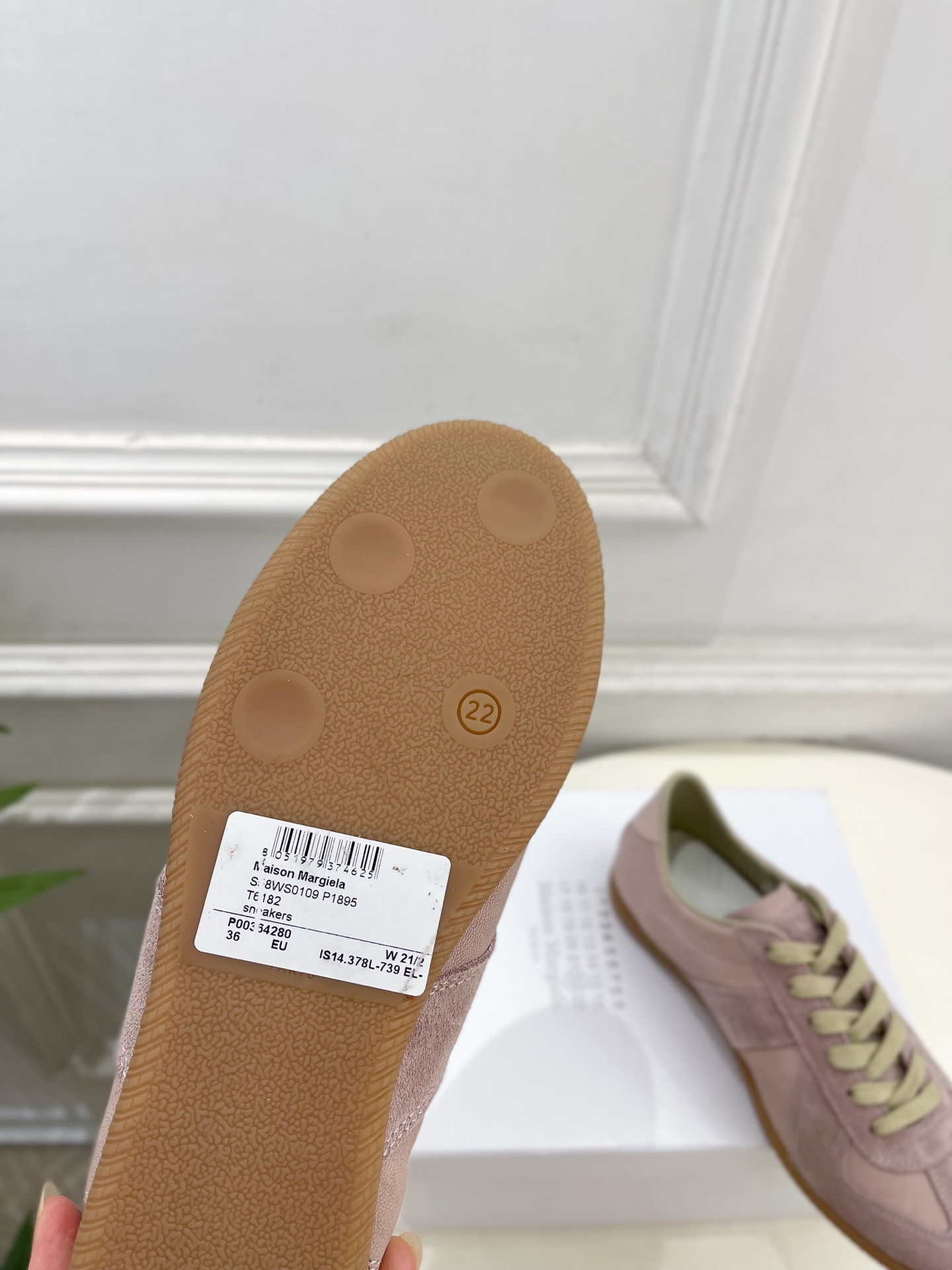 Maison Margiela· 马吉拉26𝐬𝐬 2026春夏新品MM6 经典拼色绑带德训鞋—————— Maison Margiela· 马吉拉26𝐬𝐬 2026春夏新品MM6 经典拼色绑带德训鞋——————