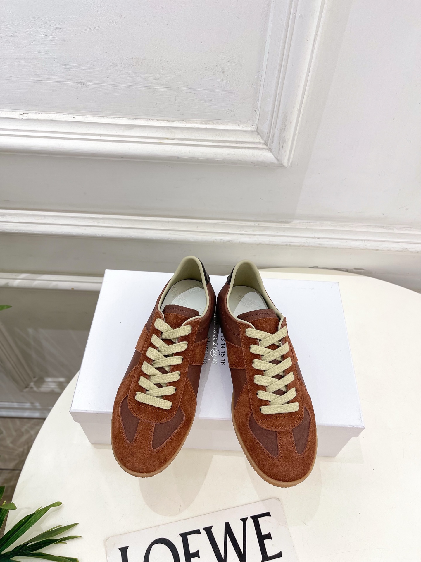 Maison Margiela· 马吉拉26𝐬𝐬 2026春夏新品MM6 经典拼色绑带德训鞋——————