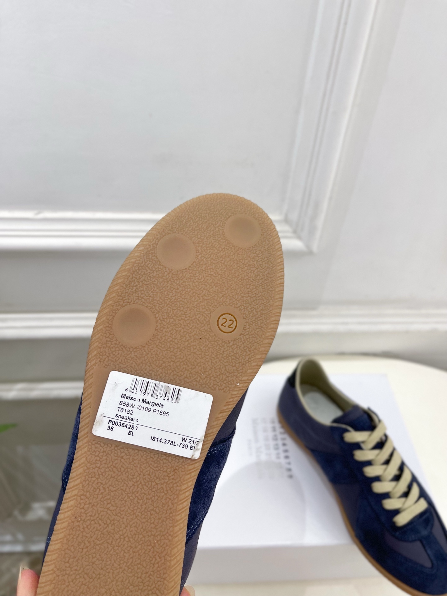 Maison Margiela· 马吉拉26𝐬𝐬 2026春夏新品MM6 经典拼色绑带德训鞋—————— Maison Margiela· 马吉拉26𝐬𝐬 2026春夏新品MM6 经典拼色绑带德训鞋——————