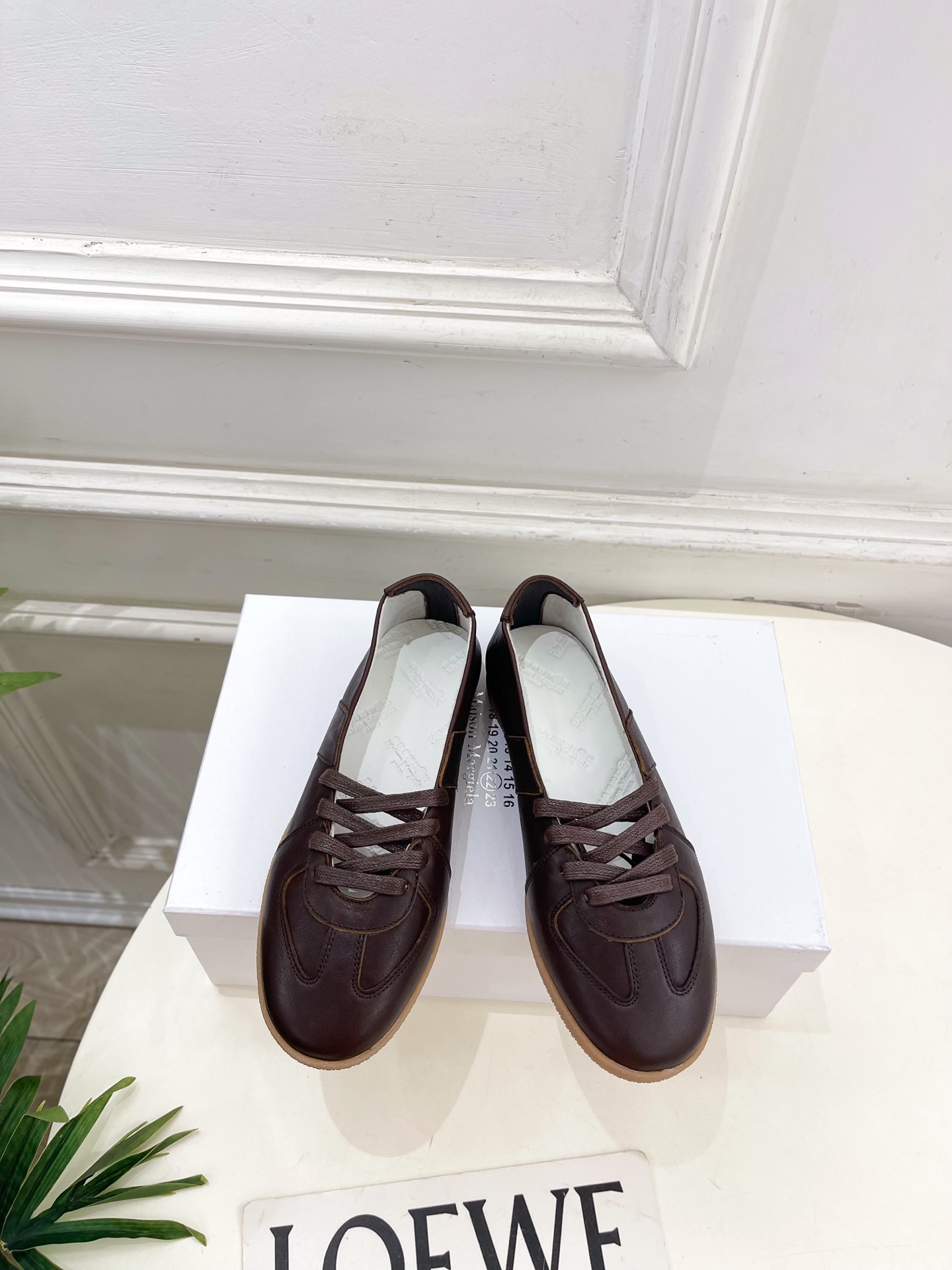 Maison Margiela· 马吉拉26𝐬𝐬 2026春夏新品MM6 拼色绑带芭蕾德训鞋——————
