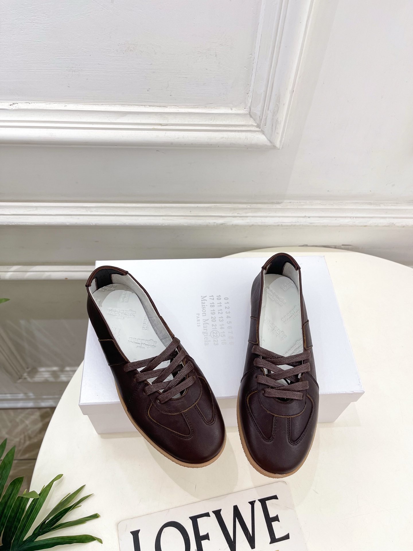 Maison Margiela· 马吉拉26𝐬𝐬 2026春夏新品MM6 拼色绑带芭蕾德训鞋—————— Maison Margiela· 马吉拉26𝐬𝐬 2026春夏新品MM6 拼色绑带芭蕾德训鞋——————