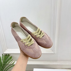 Maison Margiela· 马吉拉26𝐬𝐬 2026春夏新品MM6 拼色绑带芭蕾德训鞋—————— Maison Margiela· 马吉拉26𝐬𝐬 2026春夏新品MM6 拼色绑带芭蕾德训鞋——————