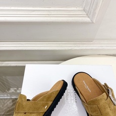 Maison Margiela· 马吉拉26𝐬𝐬 2026春夏新品MM6 金属皮带扣分趾半拖勃肯鞋——— Maison Margiela· 马吉拉26𝐬𝐬 2026春夏新品MM6 金属皮带扣分趾半拖勃肯鞋———