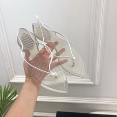 ALAÏA 阿莱亚26𝐬𝐬 2026春夏新品 秀场同款 最新果冻透明底细带夹胶人字拖鞋———————— ALAÏA 阿莱亚26𝐬𝐬 2026春夏新品 秀场同款 最新果冻透明底细带夹胶人字拖鞋————————