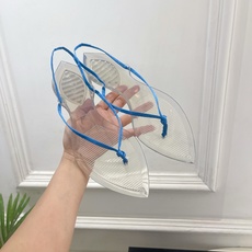 ALAÏA 阿莱亚26𝐬𝐬 2026春夏新品 秀场同款 最新果冻透明底细带夹胶人字拖鞋———————— ALAÏA 阿莱亚26𝐬𝐬 2026春夏新品 秀场同款 最新果冻透明底细带夹胶人字拖鞋————————