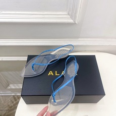 ALAÏA 阿莱亚26𝐬𝐬 2026春夏新品 秀场同款 最新果冻透明底细带夹胶人字拖鞋———————— ALAÏA 阿莱亚26𝐬𝐬 2026春夏新品 秀场同款 最新果冻透明底细带夹胶人字拖鞋————————