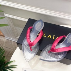 ALAÏA 阿莱亚26𝐬𝐬 2026春夏新品 秀场同款 最新果冻透明底夹胶人字拖鞋—————————A ALAÏA 阿莱亚26𝐬𝐬 2026春夏新品 秀场同款 最新果冻透明底夹胶人字拖鞋—————————A