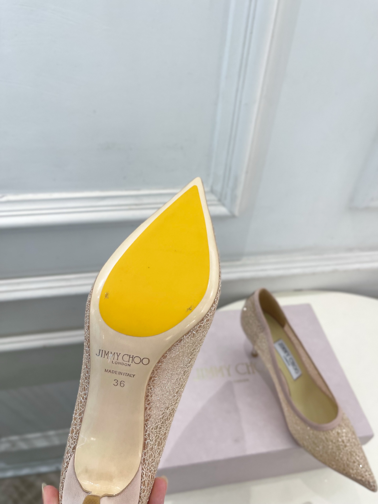 JimmyChoo 吉米周 26𝐬𝐬 ———    ✨ 2026春夏新品 专柜最新款 JC棉花糖尖头高跟