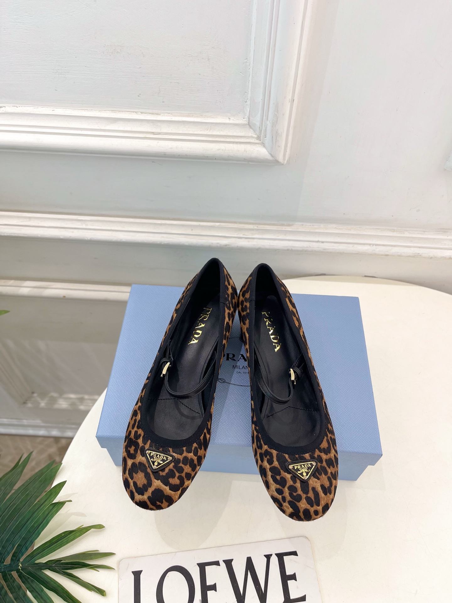 PRADA 普拉达  26𝐬𝐬 🌈2026春夏新品 专柜走秀款 三角标玛丽珍粗跟芭蕾鞋 系列〰鞋面：原版