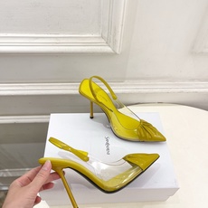 SAIN*LAURENT 圣罗兰 26𝐬𝐬2026春夏新品YSL胶片褶皱后空高跟凉鞋 上新☑️———— SAIN*LAURENT 圣罗兰 26𝐬𝐬2026春夏新品YSL胶片褶皱后空高跟凉鞋 上新☑️————