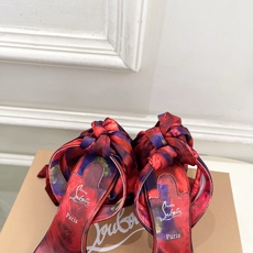 Christian Louboutin路铂廷 26ss✨ 2026春夏新品 CL彩色真丝蝴蝶结🎀高跟凉鞋 Christian Louboutin路铂廷 26ss✨ 2026春夏新品 CL彩色真丝蝴蝶结🎀高跟凉鞋