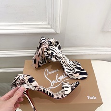 Christian Louboutin路铂廷 26ss✨ 2026春夏新品 CL彩色真丝蝴蝶结🎀高跟凉鞋 Christian Louboutin路铂廷 26ss✨ 2026春夏新品 CL彩色真丝蝴蝶结🎀高跟凉鞋