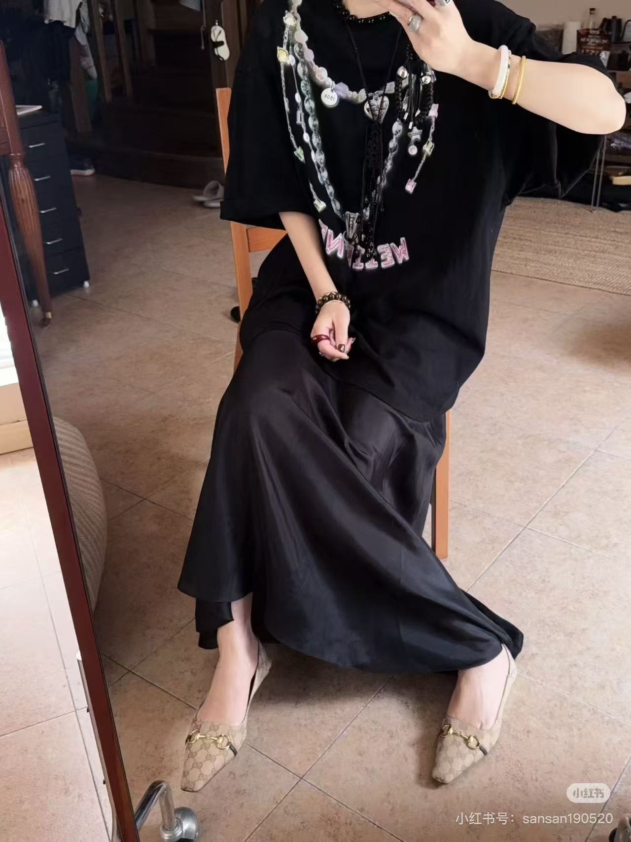 NO:868294,On-foot matching demonstration, single shoes19860909上脚搭配示范,单鞋,Women's Shoes