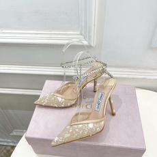JimmyChoo✨吉米周 26ss ——— 2026 春夏新品 专柜最新JC网面水钻链条尖头高跟 JimmyChoo✨吉米周 26ss ——— 2026 春夏新品 专柜最新JC网面水钻链条尖头高跟