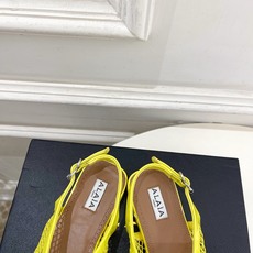 ALAÏA 阿莱亚26𝐬𝐬 2026春夏新品 秀场同款 镂空渔网平底夹脚凉鞋—————————Alaï ALAÏA 阿莱亚26𝐬𝐬 2026春夏新品 秀场同款 镂空渔网平底夹脚凉鞋—————————Alaï