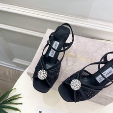 JimmyChoo 吉米周 26𝐬𝐬 ——— ✨ 2026春夏新品 专柜最新JC水钻球网纱高跟凉鞋 JimmyChoo 吉米周 26𝐬𝐬 ——— ✨ 2026春夏新品 专柜最新JC水钻球网纱高跟凉鞋