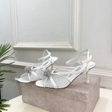 JimmyChoo 吉米周 26𝐬𝐬 ——— ✨ 2026春夏新品 专柜最新JC水钻球网纱高跟凉鞋 JimmyChoo 吉米周 26𝐬𝐬 ——— ✨ 2026春夏新品 专柜最新JC水钻球网纱高跟凉鞋