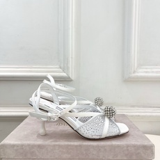 JimmyChoo 吉米周 26𝐬𝐬 ——— ✨ 2026春夏新品 专柜最新JC水钻球网纱高跟凉鞋 JimmyChoo 吉米周 26𝐬𝐬 ——— ✨ 2026春夏新品 专柜最新JC水钻球网纱高跟凉鞋