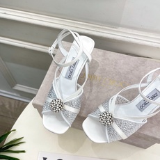 JimmyChoo 吉米周 26𝐬𝐬 ——— ✨ 2026春夏新品 专柜最新JC水钻球网纱高跟凉鞋 JimmyChoo 吉米周 26𝐬𝐬 ——— ✨ 2026春夏新品 专柜最新JC水钻球网纱高跟凉鞋