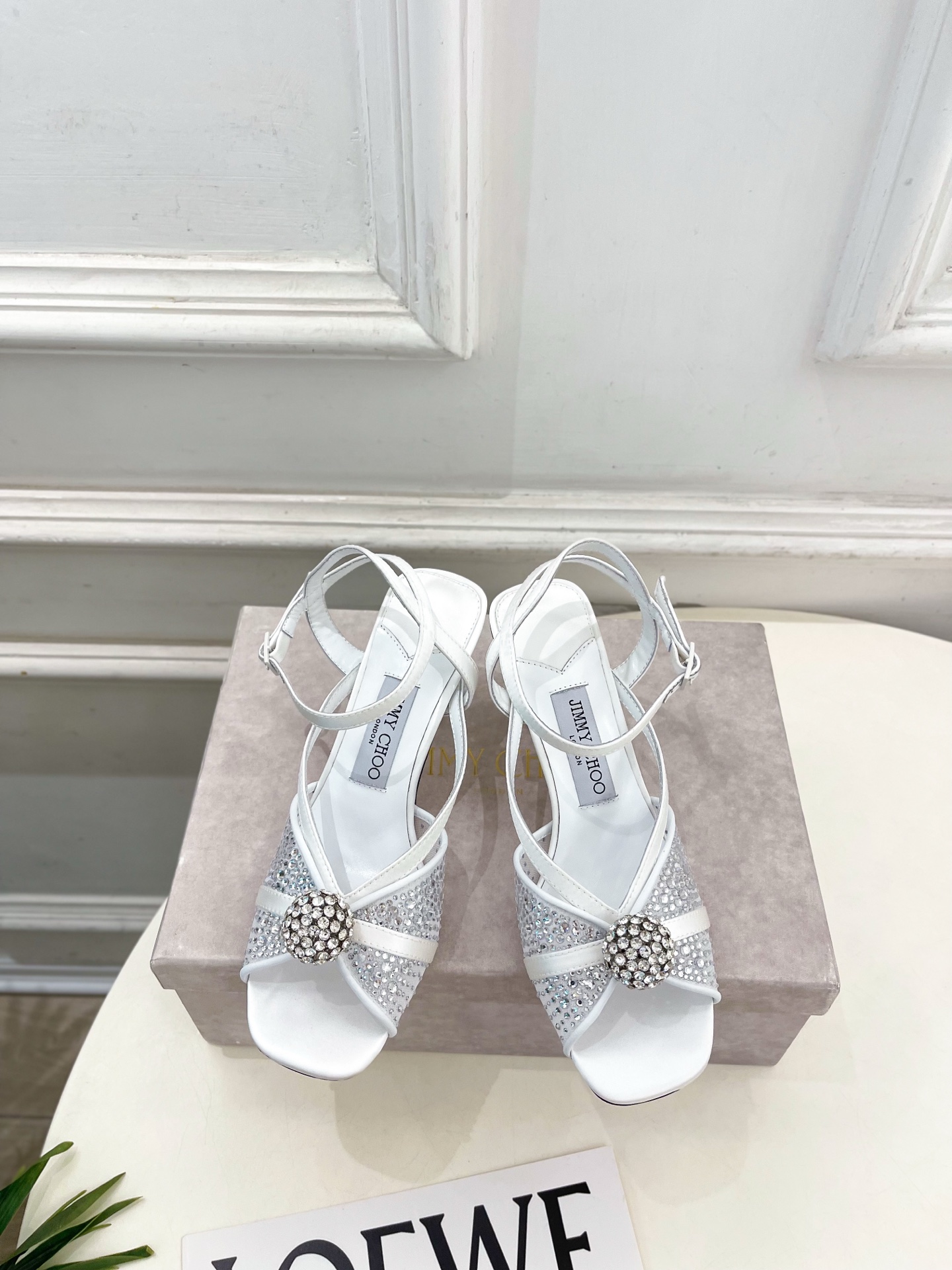 JimmyChoo 吉米周 26𝐬𝐬 ———    ✨ 2026春夏新品 专柜最新JC水钻球网纱高跟凉鞋