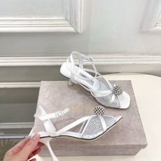 JimmyChoo 吉米周 26𝐬𝐬 ——— ✨ 2026春夏新品 专柜最新JC水钻球网纱高跟凉鞋 JimmyChoo 吉米周 26𝐬𝐬 ——— ✨ 2026春夏新品 专柜最新JC水钻球网纱高跟凉鞋