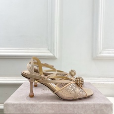 JimmyChoo 吉米周 26𝐬𝐬 ——— ✨ 2026春夏新品 专柜最新JC水钻球网纱高跟凉鞋 JimmyChoo 吉米周 26𝐬𝐬 ——— ✨ 2026春夏新品 专柜最新JC水钻球网纱高跟凉鞋