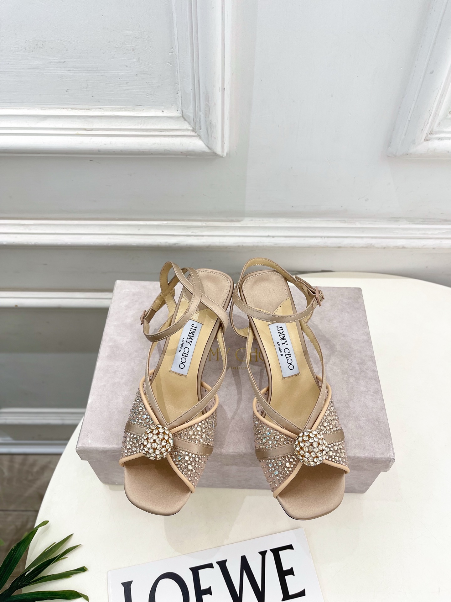 JimmyChoo 吉米周 26𝐬𝐬 ———    ✨ 2026春夏新品 专柜最新JC水钻球网纱高跟凉鞋