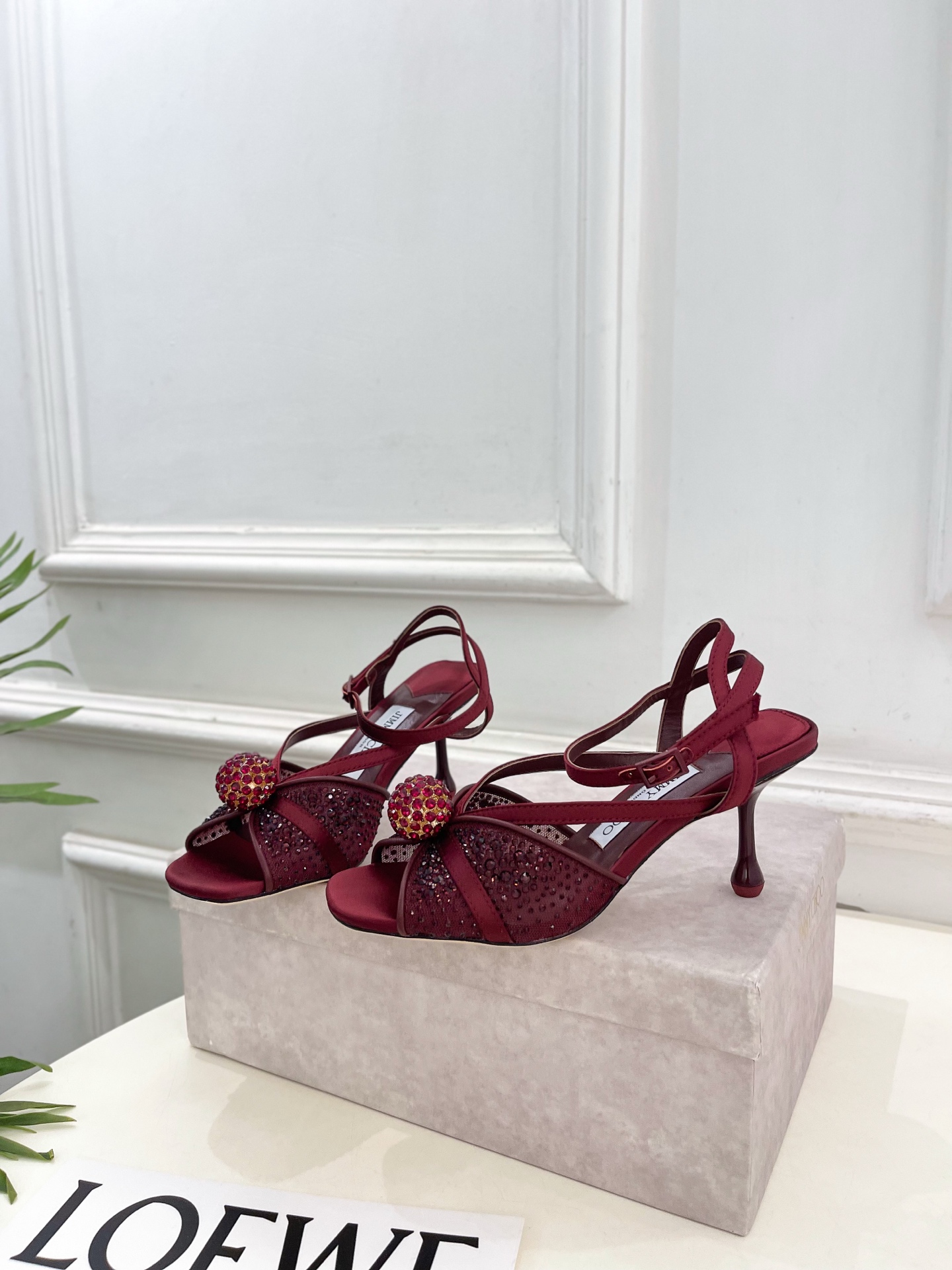 JimmyChoo 吉米周 26𝐬𝐬 ———    ✨ 2026春夏新品 专柜最新JC水钻球网纱高跟凉鞋