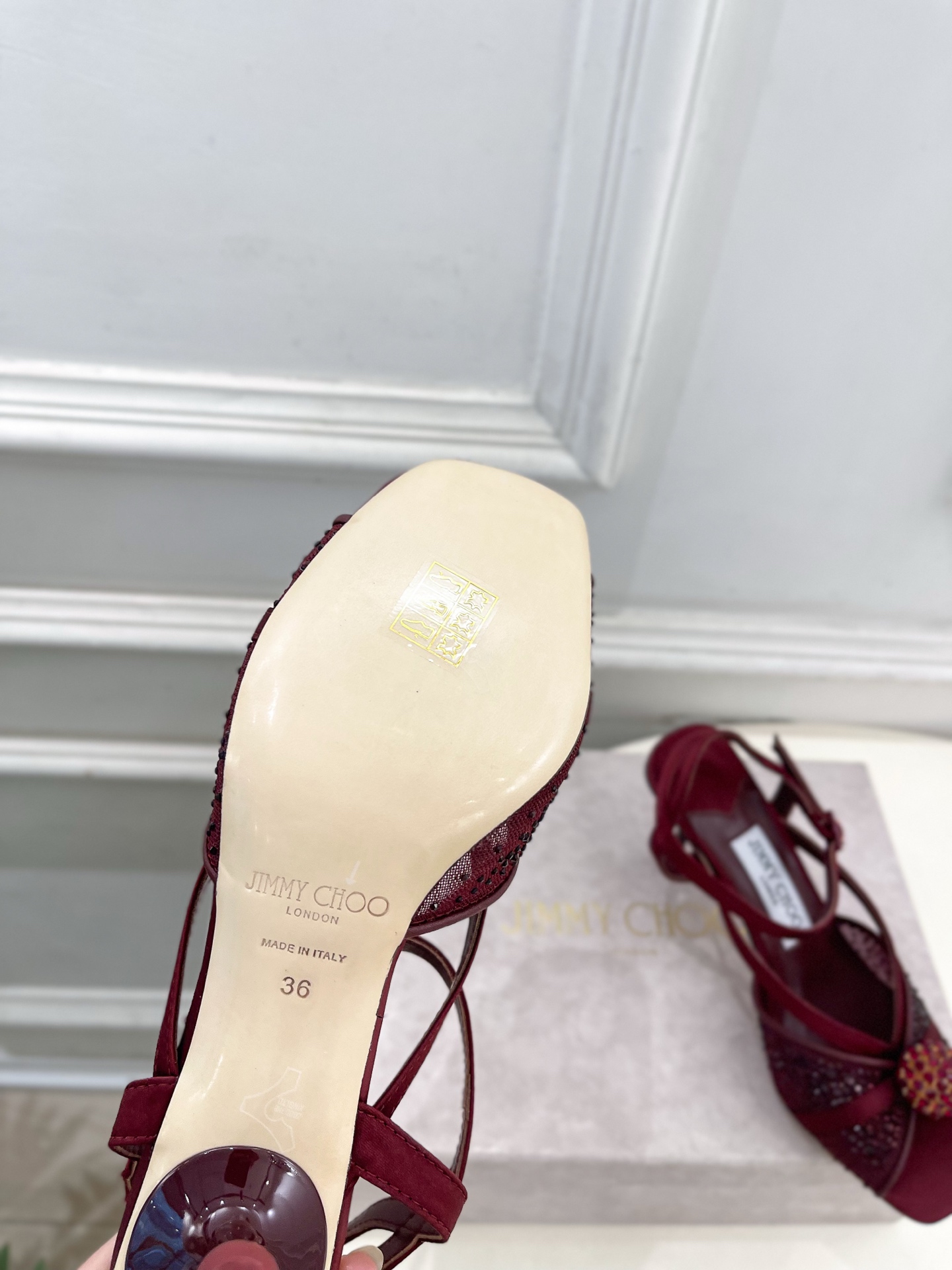 JimmyChoo 吉米周 26𝐬𝐬 ———    ✨ 2026春夏新品 专柜最新JC水钻球网纱高跟凉鞋