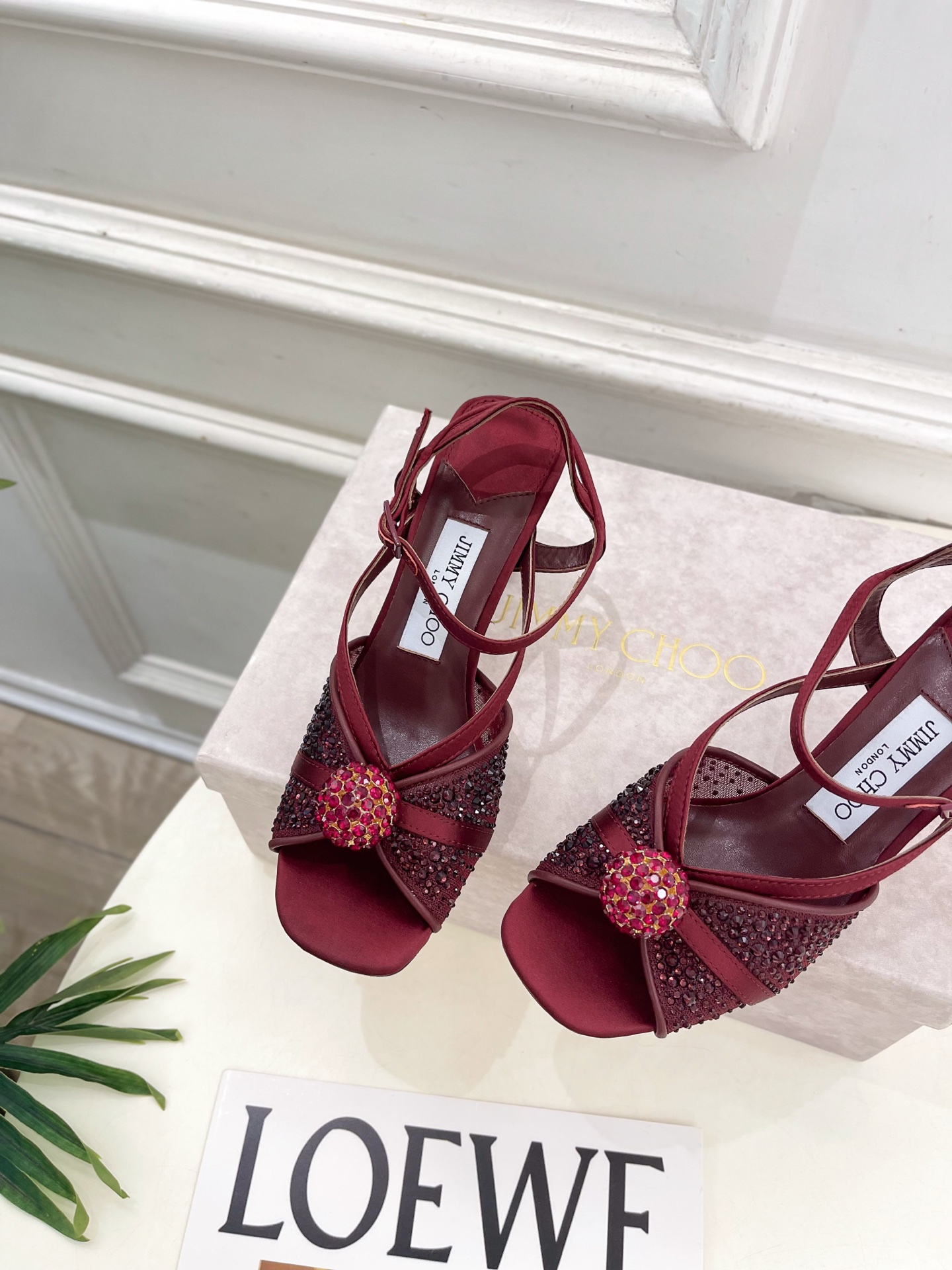 JimmyChoo 吉米周 26𝐬𝐬 ———    ✨ 2026春夏新品 专柜最新JC水钻球网纱高跟凉鞋