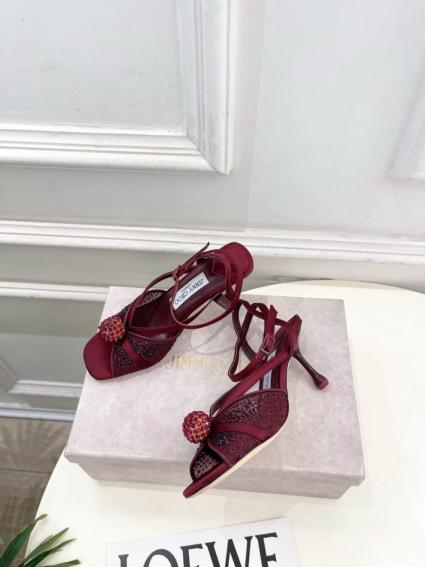 JimmyChoo 吉米周 26𝐬𝐬 ———    ✨ 2026春夏新品 专柜最新JC水钻球网纱高跟凉鞋