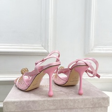 JimmyChoo 吉米周 26𝐬𝐬 ——— ✨ 2026春夏新品 专柜最新JC水钻球网纱高跟凉鞋 JimmyChoo 吉米周 26𝐬𝐬 ——— ✨ 2026春夏新品 专柜最新JC水钻球网纱高跟凉鞋