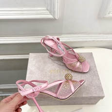JimmyChoo 吉米周 26𝐬𝐬 ——— ✨ 2026春夏新品 专柜最新JC水钻球网纱高跟凉鞋 JimmyChoo 吉米周 26𝐬𝐬 ——— ✨ 2026春夏新品 专柜最新JC水钻球网纱高跟凉鞋