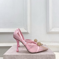 JimmyChoo 吉米周 26𝐬𝐬 ——— ✨ 2026春夏新品 专柜最新JC水钻球网纱尖头高跟 JimmyChoo 吉米周 26𝐬𝐬 ——— ✨ 2026春夏新品 专柜最新JC水钻球网纱尖头高跟
