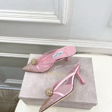 JimmyChoo 吉米周 26𝐬𝐬 ——— ✨ 2026春夏新品 专柜最新JC水钻球网纱尖头高跟 JimmyChoo 吉米周 26𝐬𝐬 ——— ✨ 2026春夏新品 专柜最新JC水钻球网纱尖头高跟