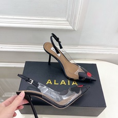 ALAÏA 阿莱亚26𝐬𝐬 2026春夏新品 秀场同款 BLOOM胶片花朵高跟露跟鞋————————— ALAÏA 阿莱亚26𝐬𝐬 2026春夏新品 秀场同款 BLOOM胶片花朵高跟露跟鞋—————————