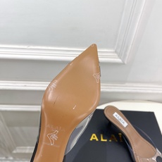 ALAÏA 阿莱亚26𝐬𝐬 2026春夏新品 秀场同款 BLOOM尖头胶片花朵猫跟穆勒鞋——————— ALAÏA 阿莱亚26𝐬𝐬 2026春夏新品 秀场同款 BLOOM尖头胶片花朵猫跟穆勒鞋———————